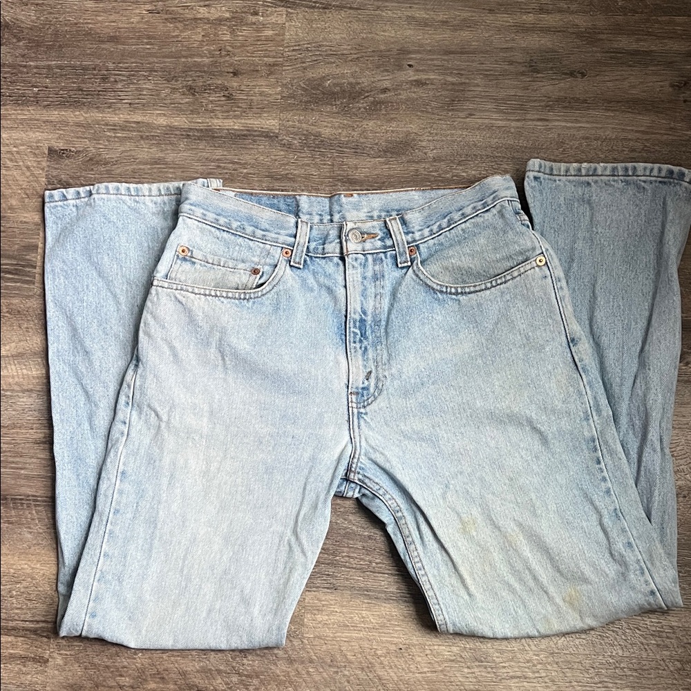 Levi’s Vtg 90s Men's Relaxed Light Blue Jeans Sz 32x30 ❤️ - Picture 1 of 6